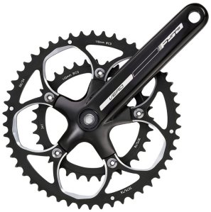 If it's possible to get a reasonable chainline, the inner ring of this compact double would be a much more attractive and flexible alternative to the Sturmey crank