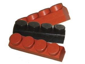 These Koolstop brake pads for Mafac use a period-correct design (4 dot) and modern materials for better control
